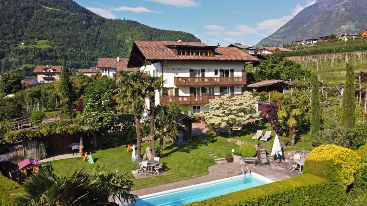 Obermaratscher Apartments Residence Lagundo Luaran gambar
