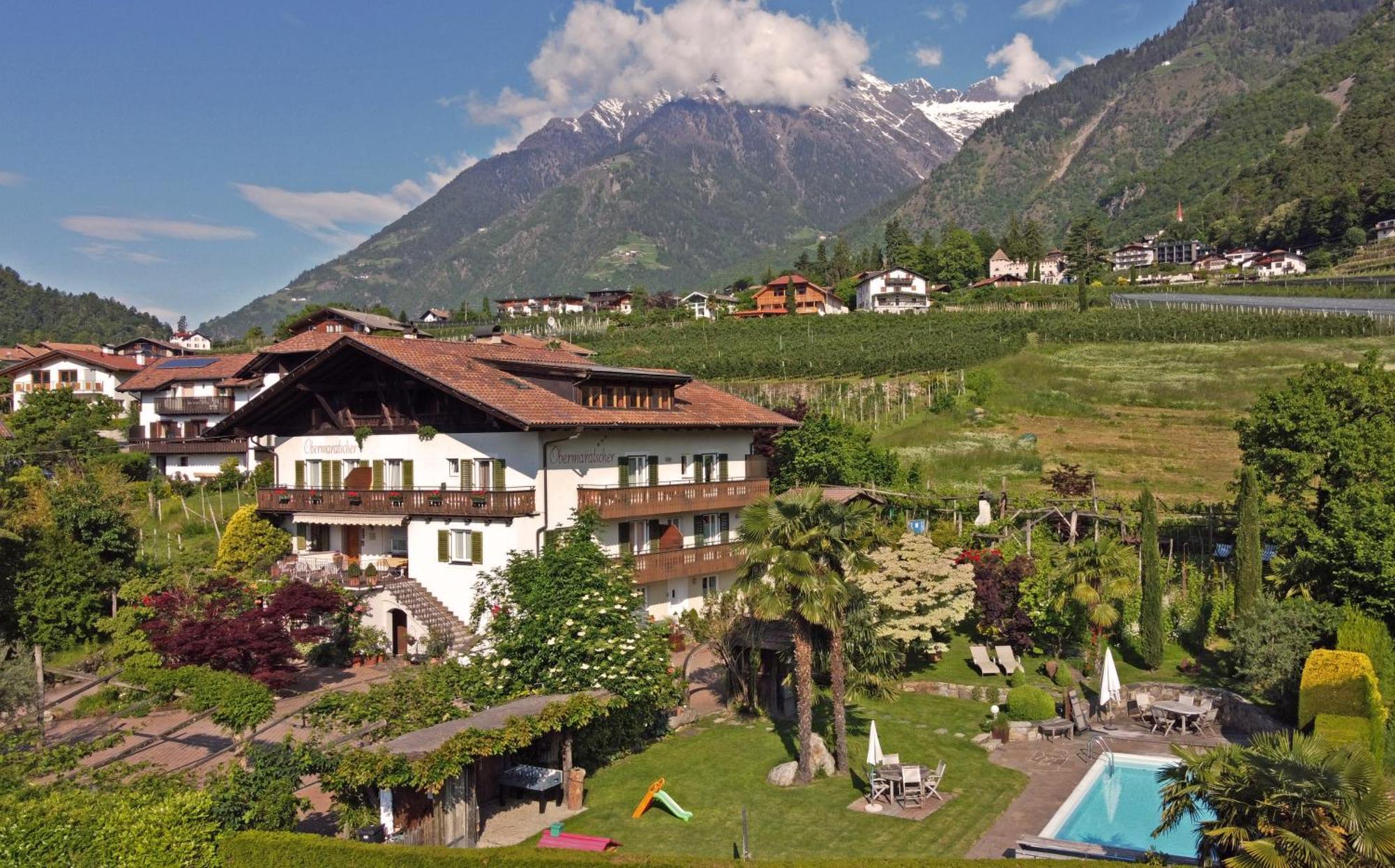Obermaratscher Apartments Residence Lagundo Luaran gambar