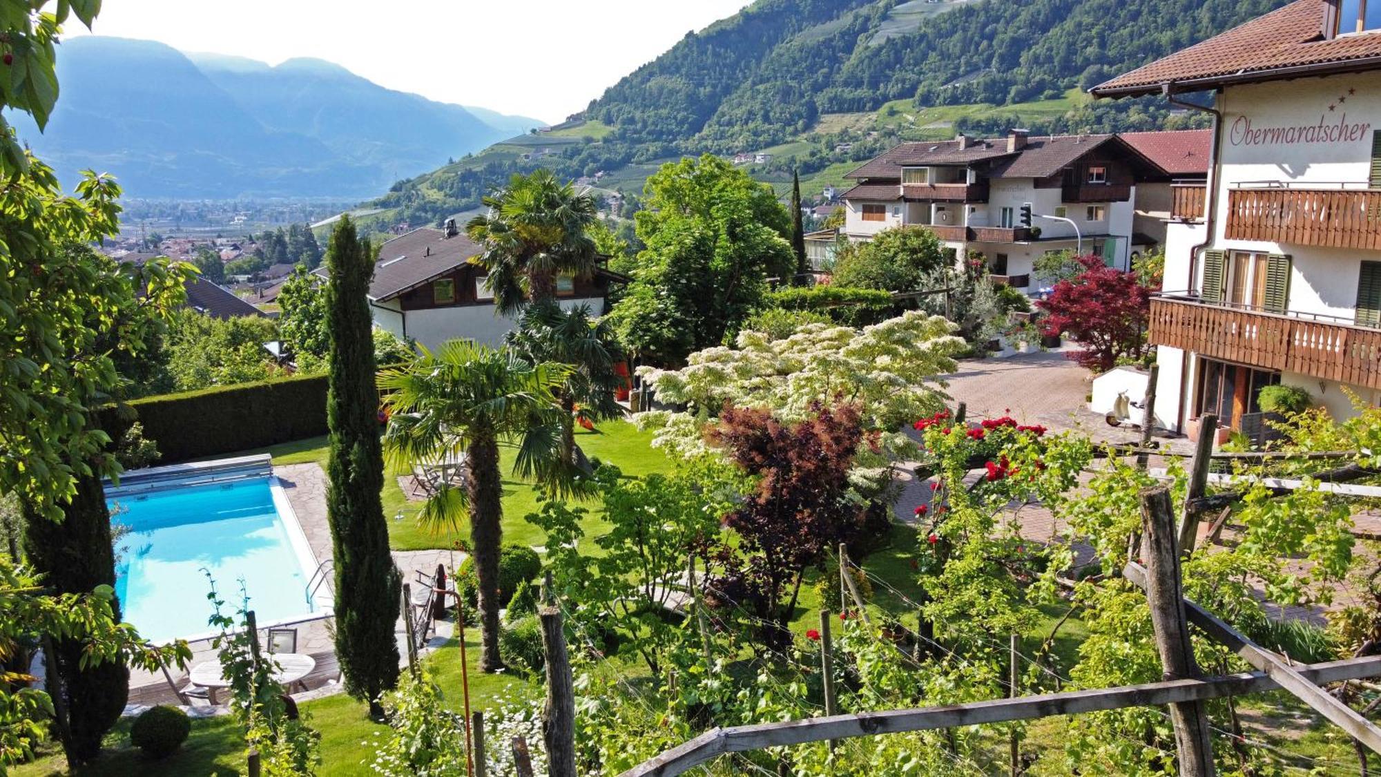 Obermaratscher Apartments Residence Lagundo Luaran gambar